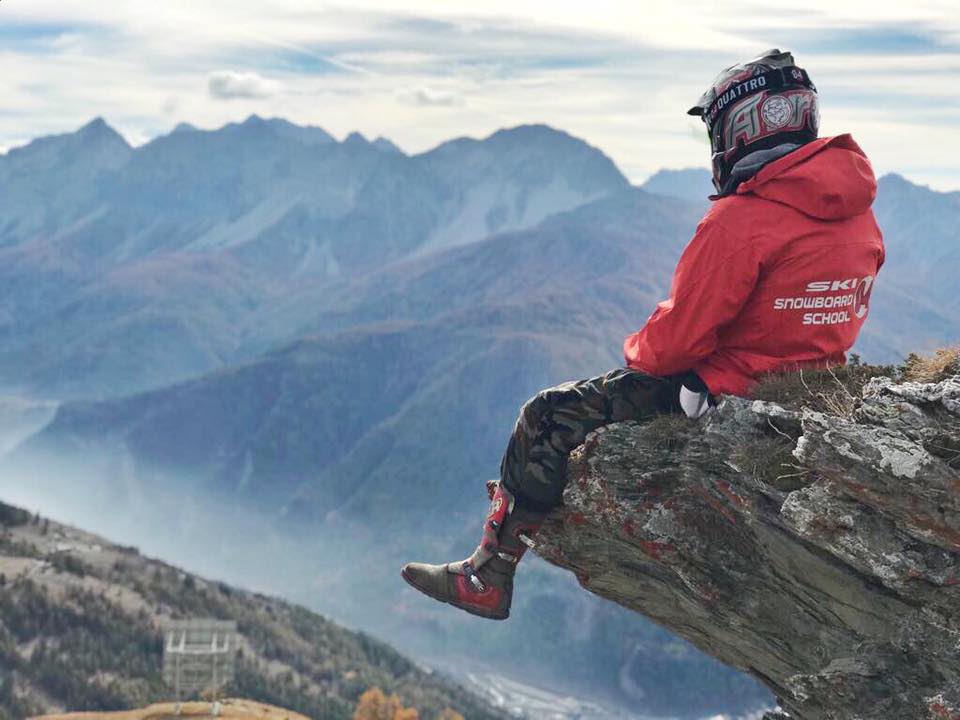 Guardando Bardonecchia dalla Melmise